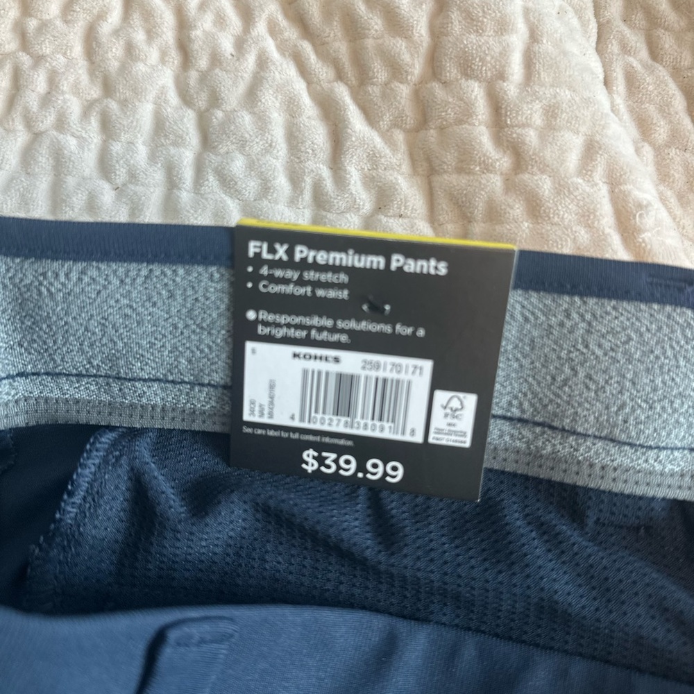 FLX Premium Men's Navy Pants
